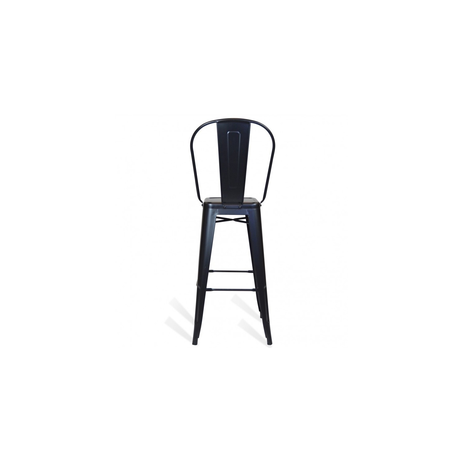 PACK 4 TABURETES BISTRO MATT HIGHBACK