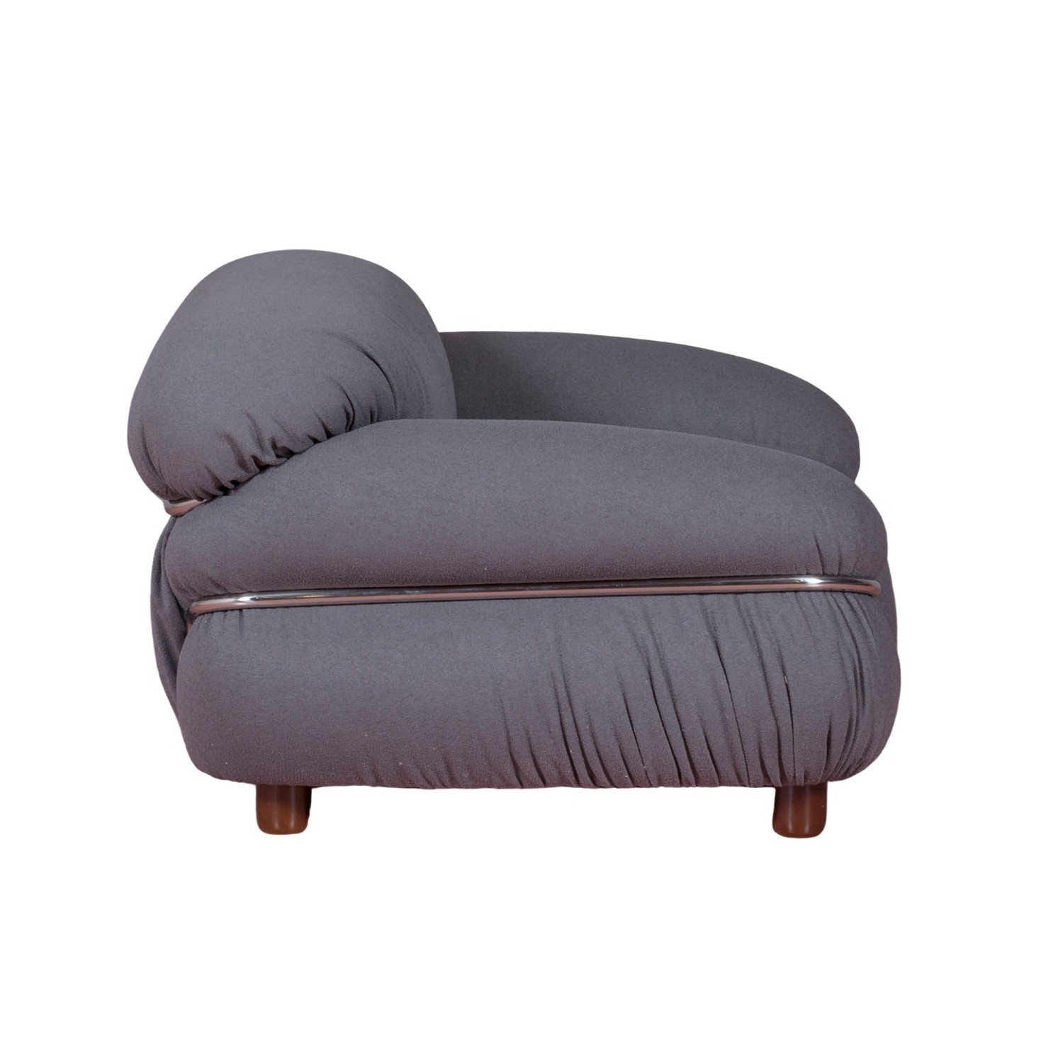 OLYMPIA 1 SEAT SOFA UPHOLSTERED IN SHERPA FABRIC