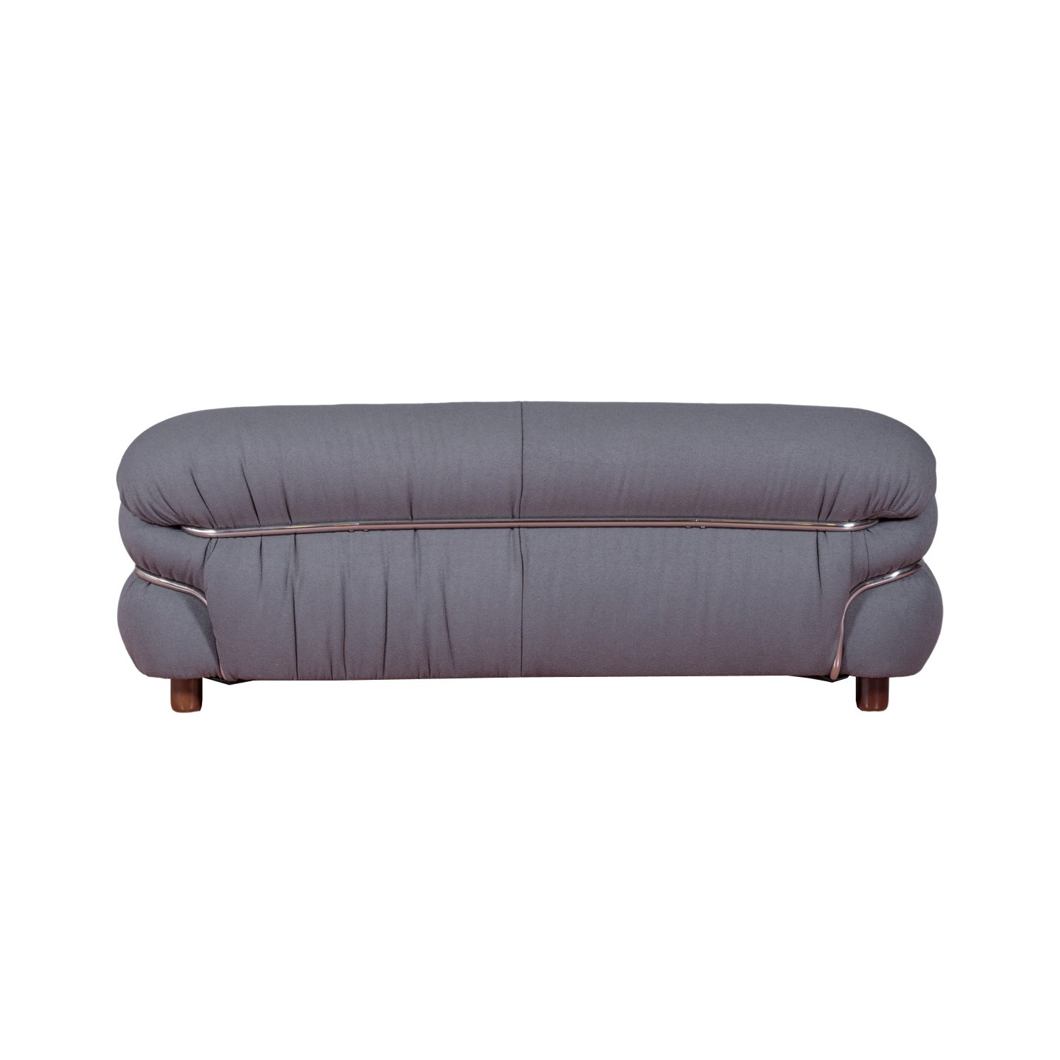 OLYMPIA 2-SEAT SOFA UPHOLSTERED IN SHERPA FABRIC