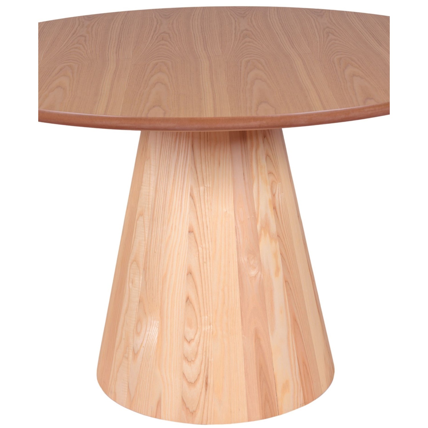 Table de salle à manger gigogne 120cm en bois de frêne