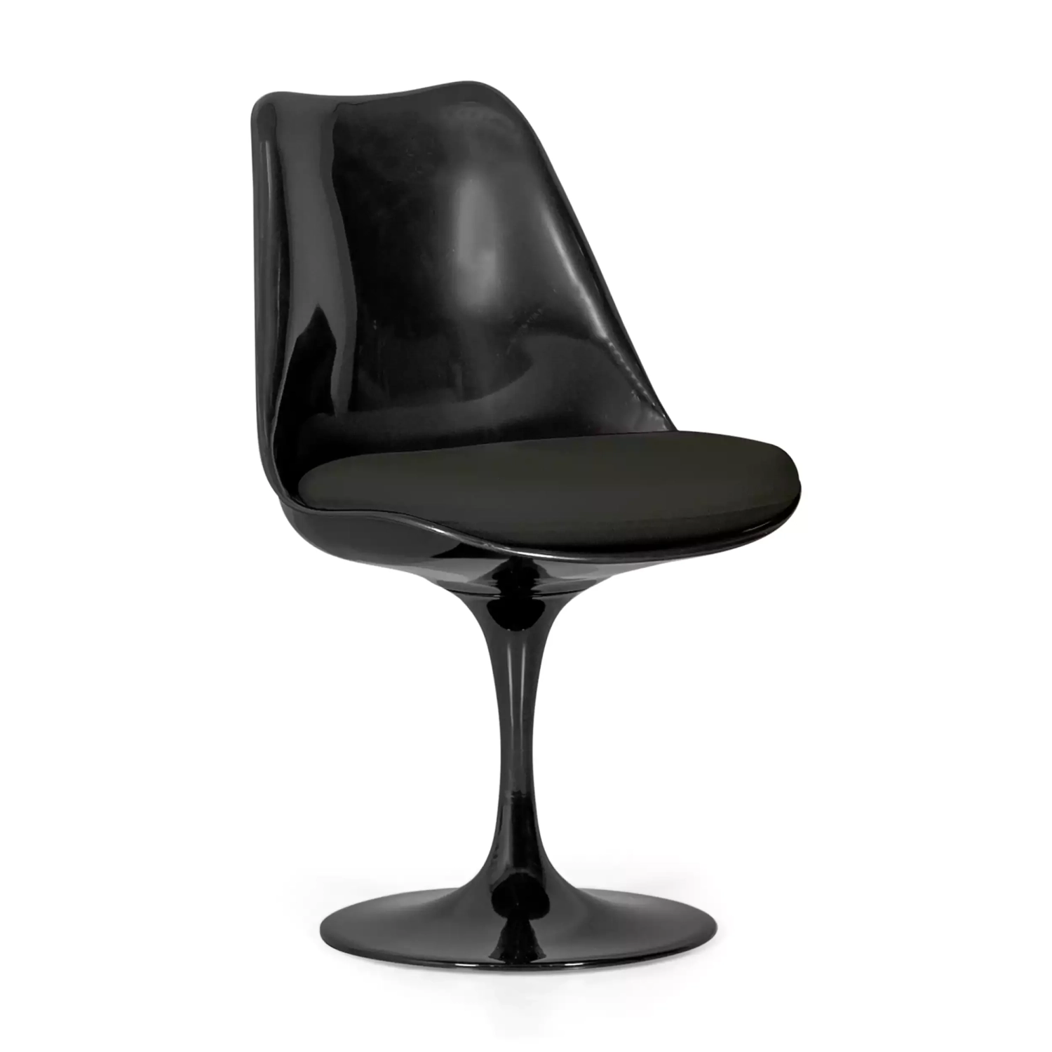 Krzesło Lotus All Black z bawełnianą poduszką FURNMOD - 8