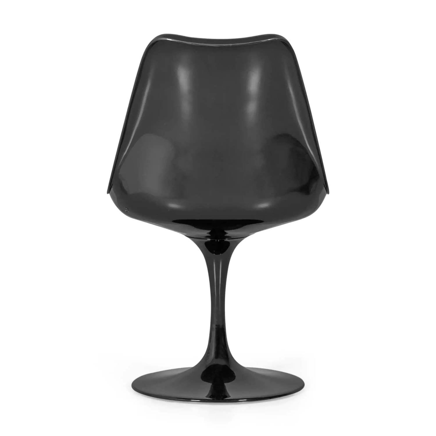 Lotus Chair All Black with cotton cushion FURNMOD - 22