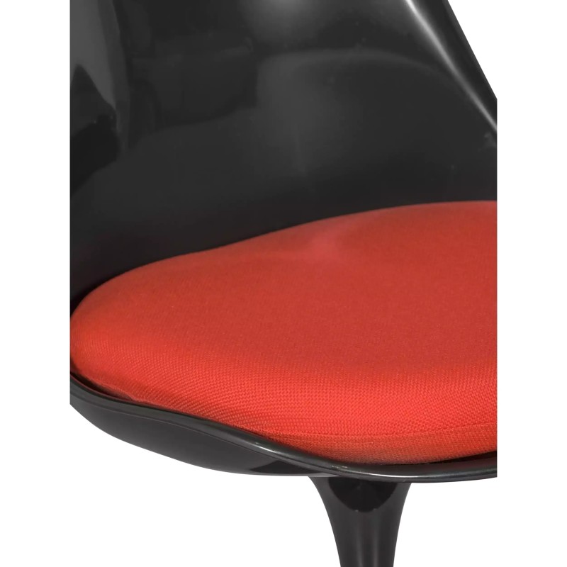 Krzesło Lotus All Black z bawełnianą poduszką FURNMOD - 2