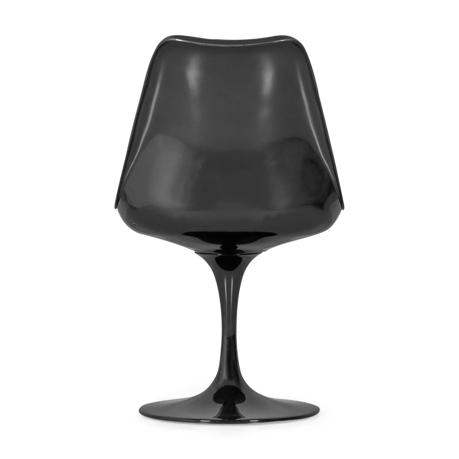 Cadeira Lotus Chair All Black com almofada de algodão FURNMOD - 30