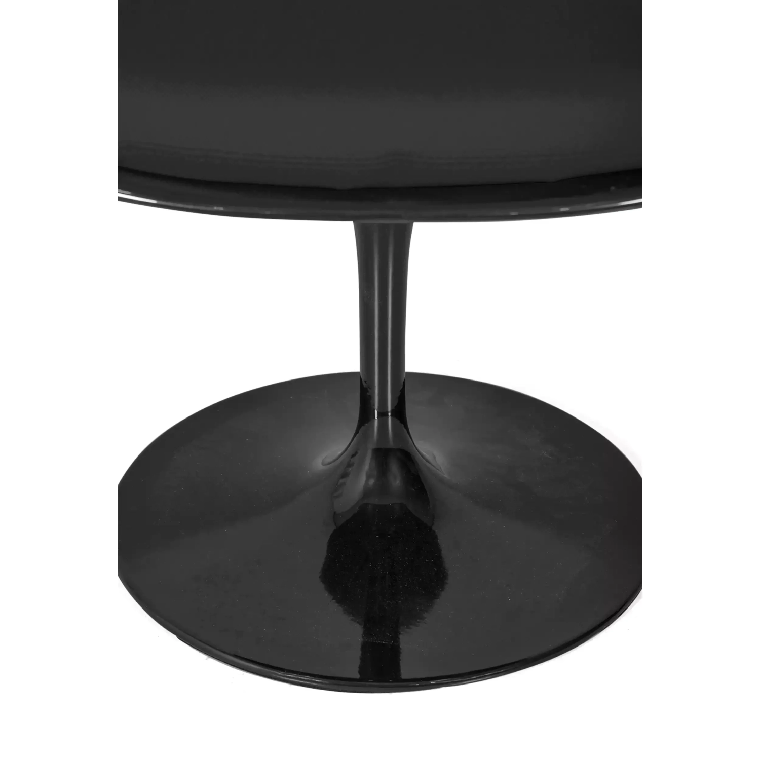 Chaise Lotus Arms All Black avec coussin en coton FURNMOD - 4