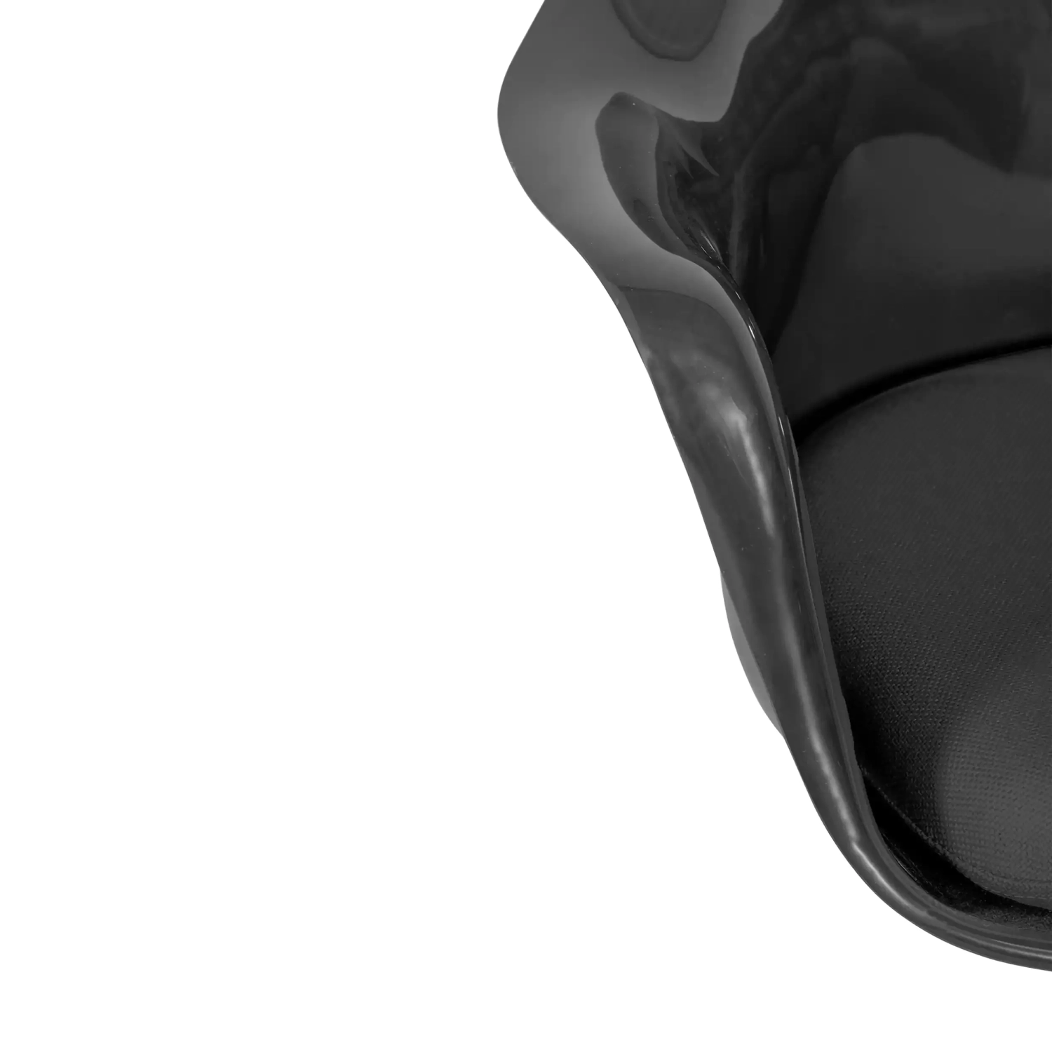 Lotus Arms All Black -tuoli puuvillatyynyllä FURNMOD - 5