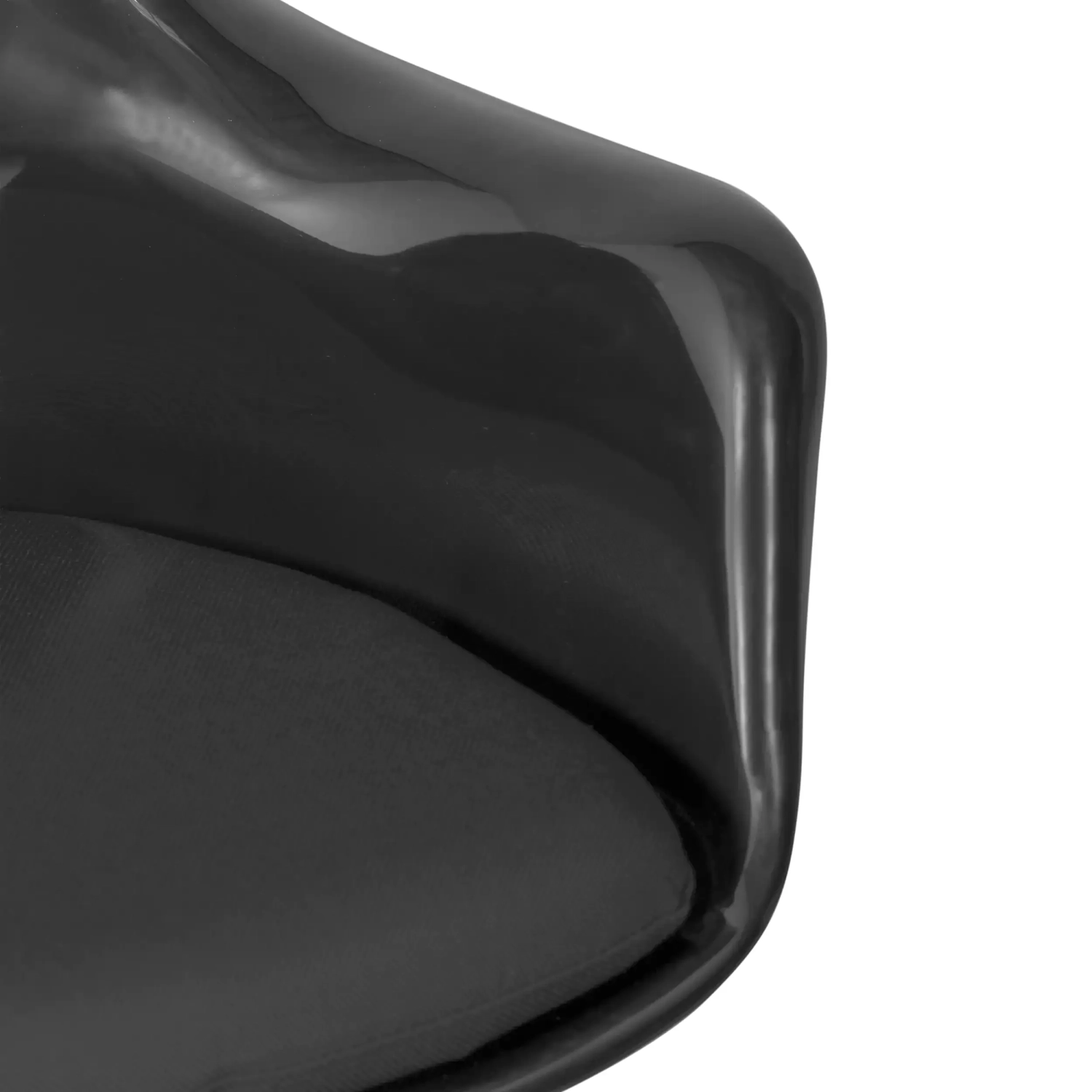 Cadeira Lotus Arms All Black com almofada de algodão FURNMOD - 9