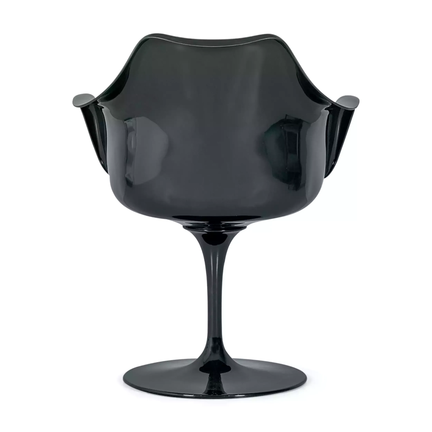 Židle Lotus Arms All Black s bavlněným polštářem FURNMOD - 19
