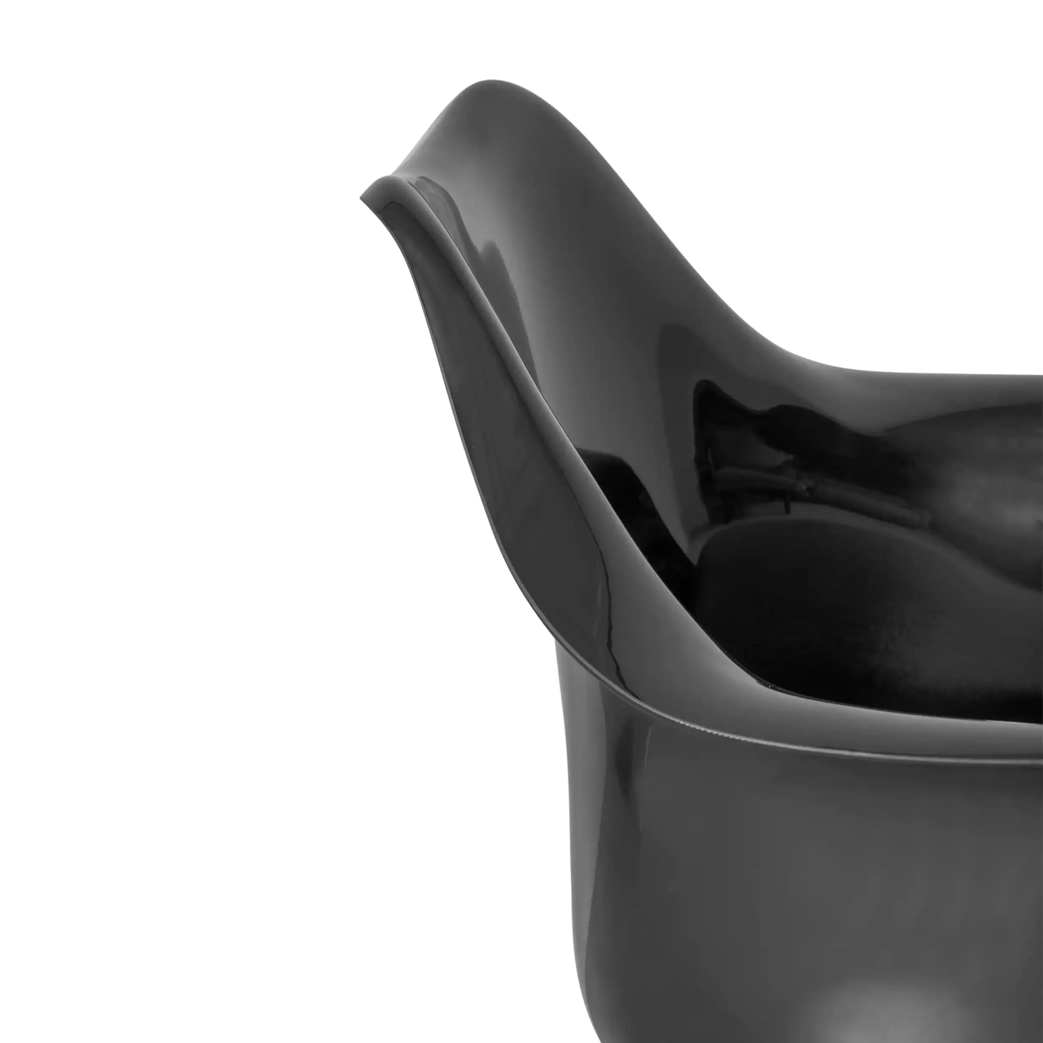 Židle Lotus Arms All Black s bavlněným polštářem FURNMOD - 39
