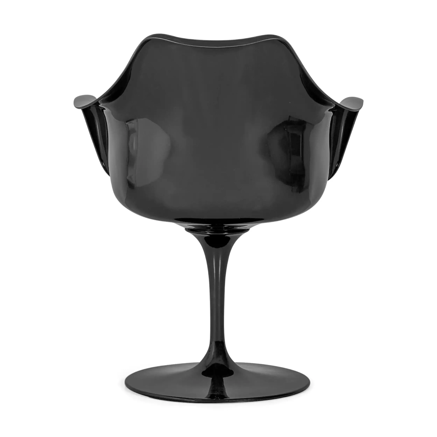 Židle Lotus Arms All Black s bavlněným polštářem FURNMOD - 40