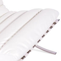 Designerski fotel tapicerowany skórą syntetyczną - Madryt Nest Dream - 13