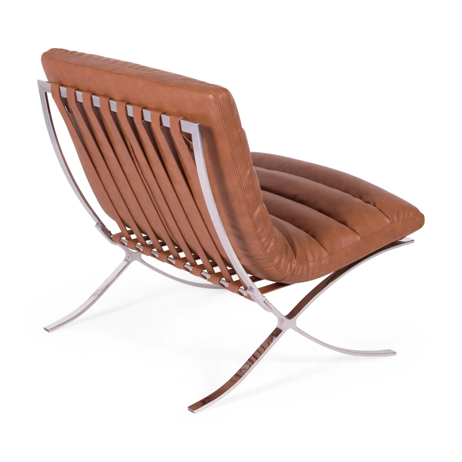 Designerski fotel tapicerowany skórą syntetyczną - Madryt Nest Dream - 32