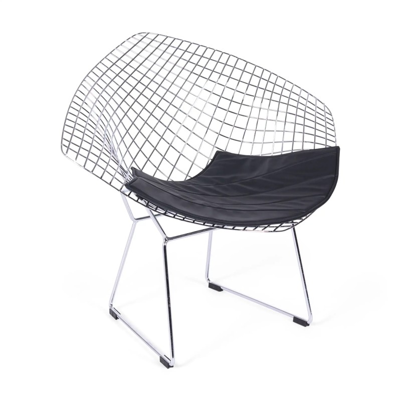 Diamond Design armchair in chromed steel FURNMOD - 1