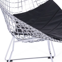 Diamond Designfåtölj i förkromat stål FURNMOD - 2