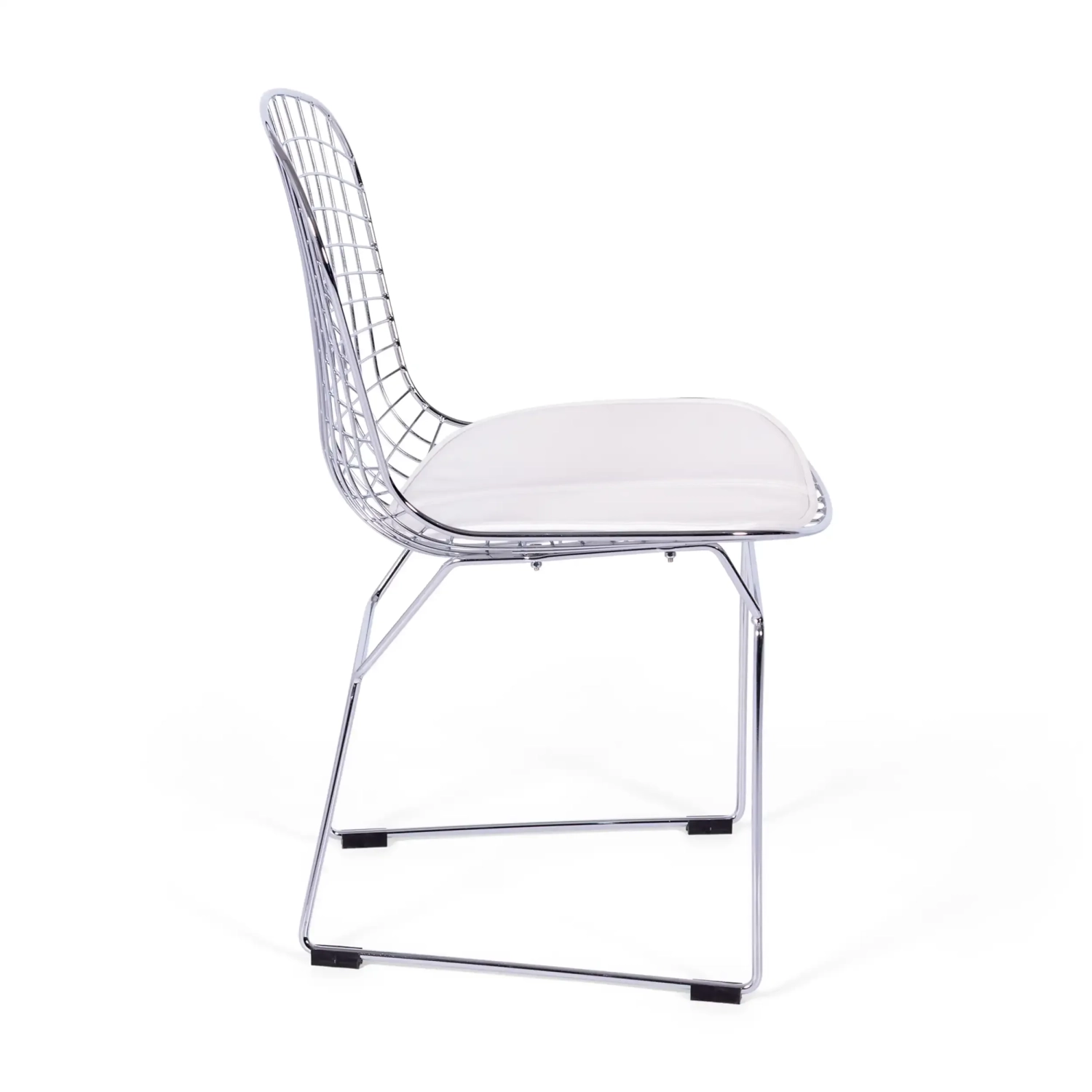 Berta chromed steel dining chair Berta FURNMOD - 13