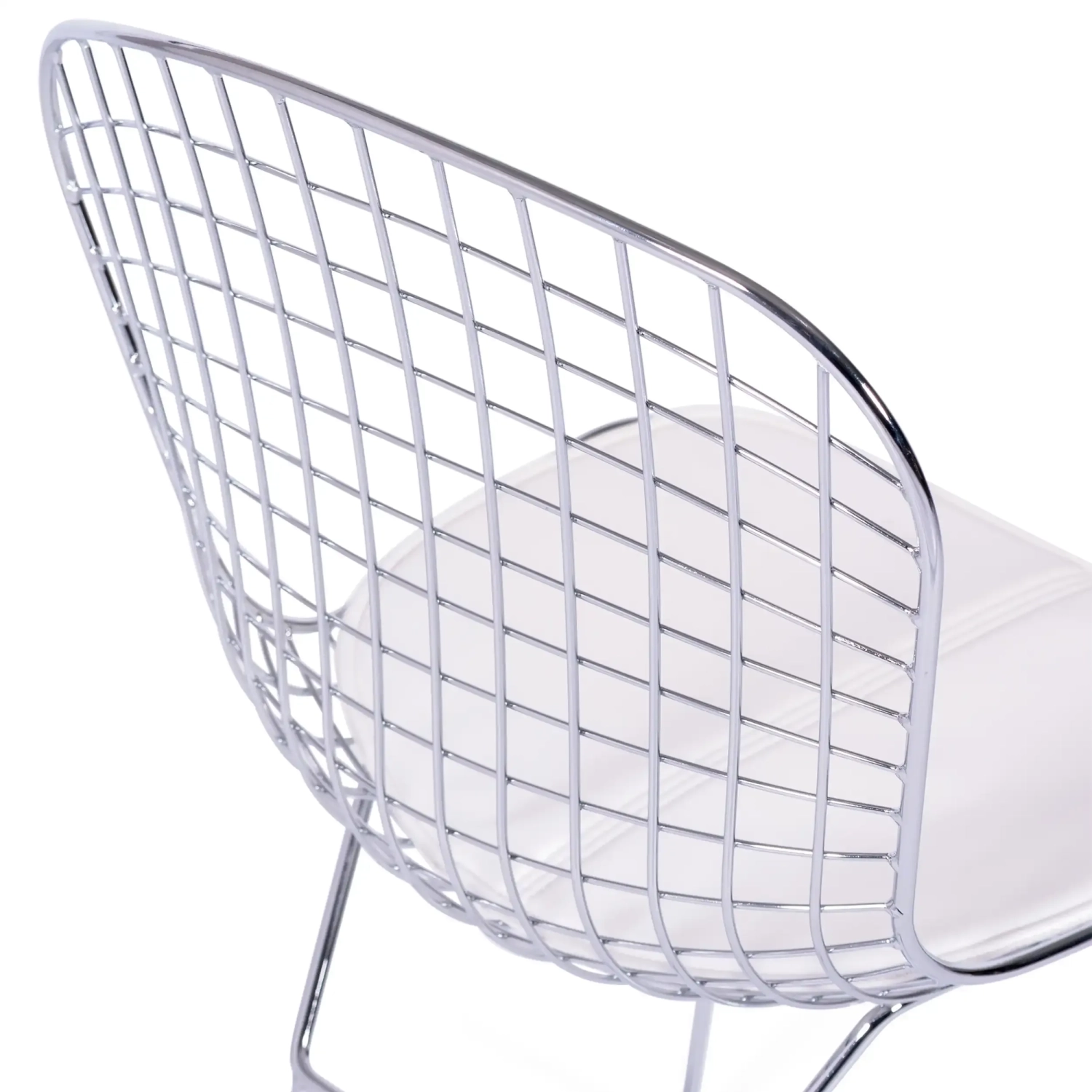 Chaise de salle à manger en acier chromé Berta FURNMOD - 16