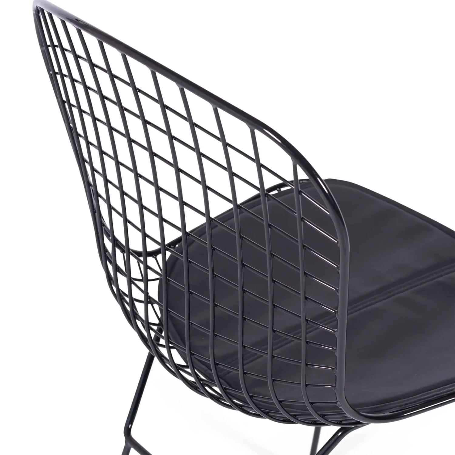Berta black steel dining chair Berta FURNMOD - 8