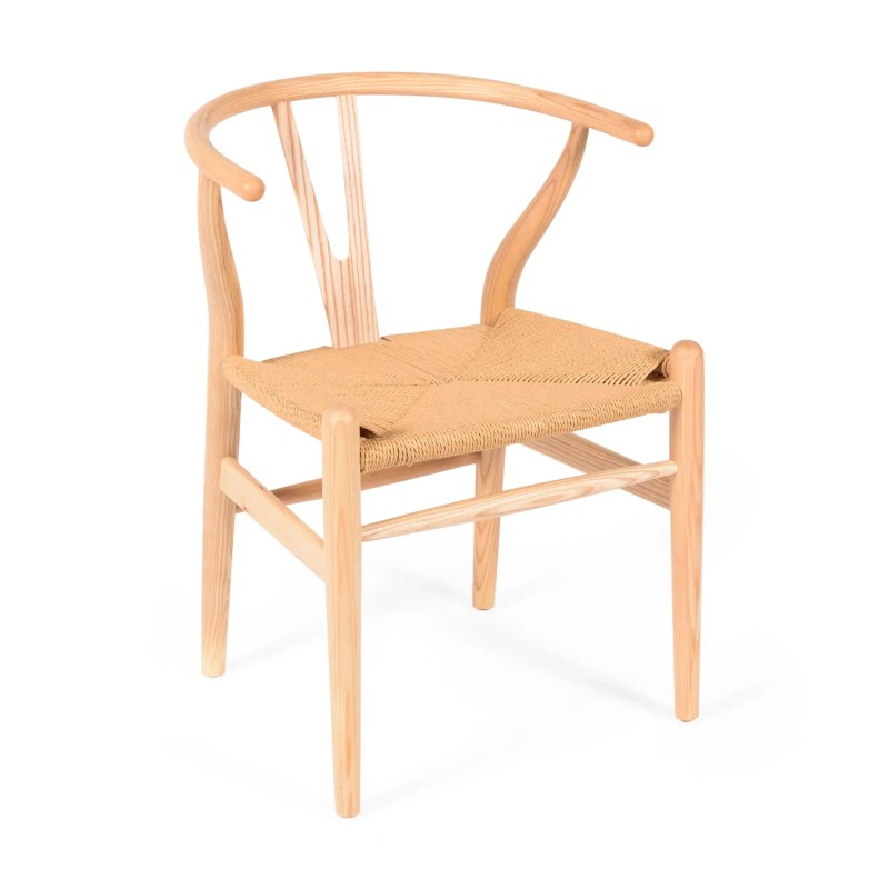 Silla Wish CH24 Artesanal de Madera de Fresno