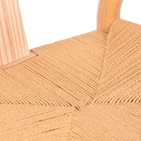 Silla Wish CH24 Artesanal de Madera de Fresno FURNMOD - 7