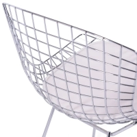 Replika židle HQ Chrome Bertoia - Kovová židle - Designový nábytek