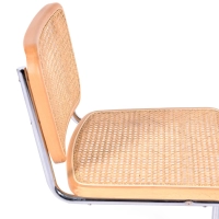 Židle Cesca levná židle z oceli, buku a ratanu 🪑 | Mueble Design
