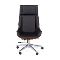 Cadeira de escritório Nordic Highback em madeira - Mueble Design
