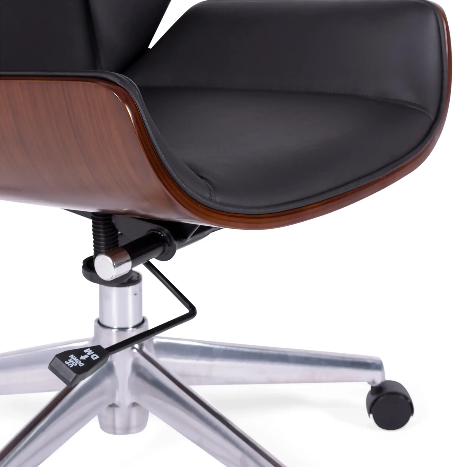 Krzesło biurowe Nordic Highback w orzechu - Krzesła biurowe - Mobelarium
