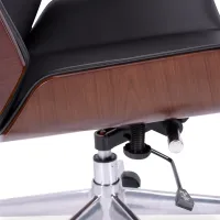 Krzesło biurowe Nordic Highback w orzechu - Krzesła biurowe - Mobelarium
