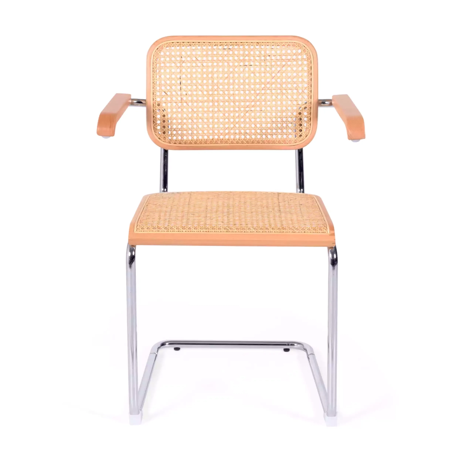Cesca Stuhl mit Armlehnen - Rattanstühle - Mobelarium