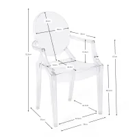 Replika židle Louis Ghost - Designové židle | Muebledesign