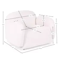 Nest 1-seater designer armchair - Wrap-around design - Mueble Design