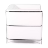 Torino 1 zits moderne sofa in leer en verchroomd staal - Mobelarium