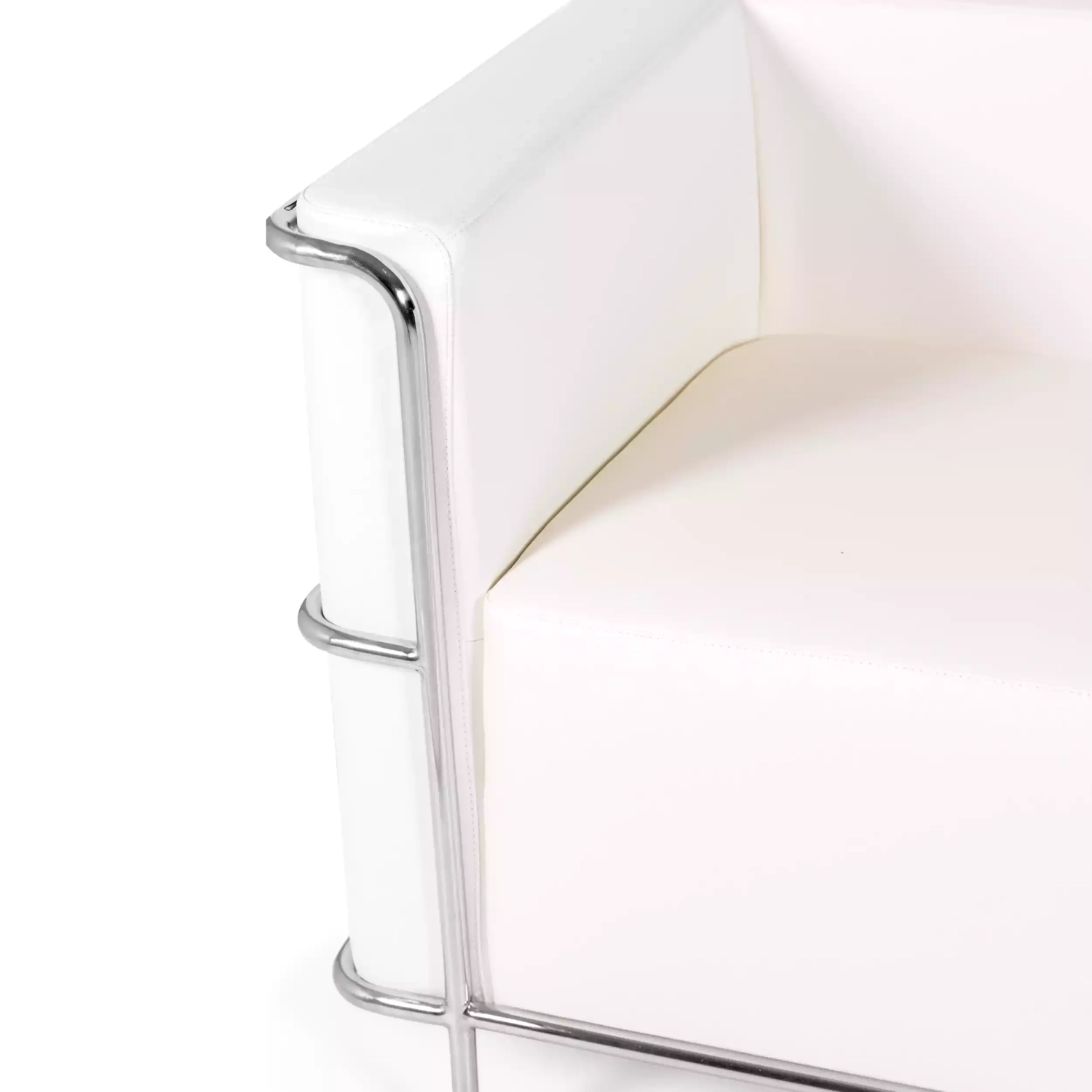 Torino 2-istuttava sohva eko-nahkaa ja kromattua terästä 🛋️ - Mobelarium