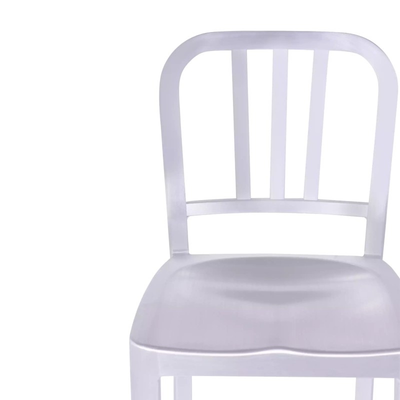 Navy Army aluminum stool replica - iconic industrial design
