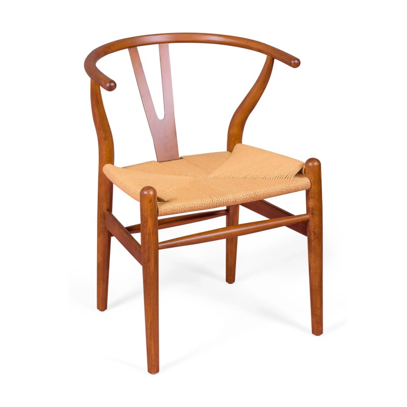 Inspiration Wishbone CH24 i Walnut - Nordiska stolar - Designmöbler