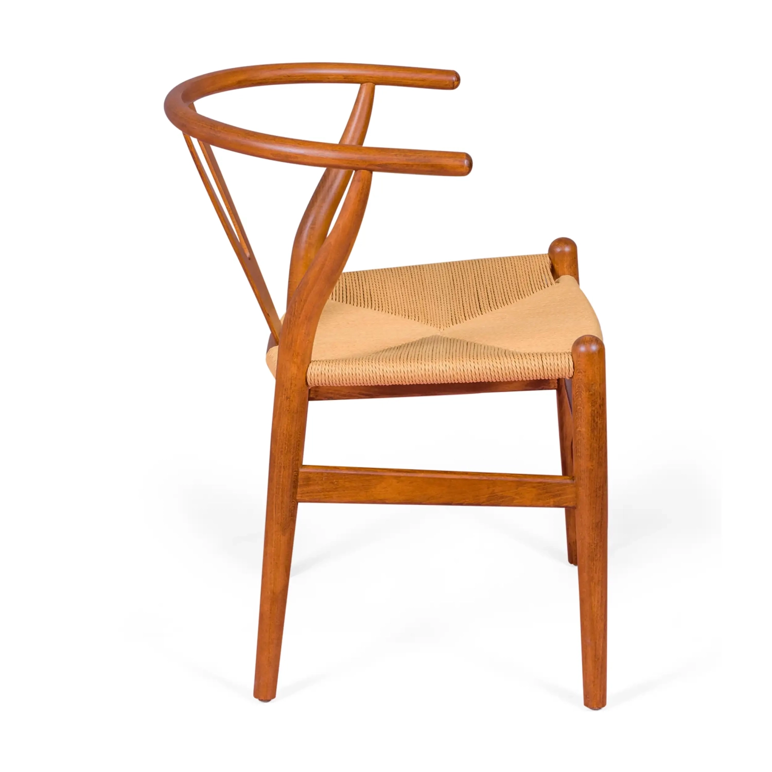 Inspiracja Wishbone CH24 w kolorze Orzech - Krzesła Nordic - Design Furniture