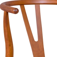 Inspiracja Wishbone CH24 w kolorze Orzech - Krzesła Nordic - Design Furniture