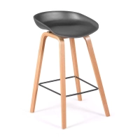 Obtenha o banquinho de madeira de faia nórdica - Mueble Design