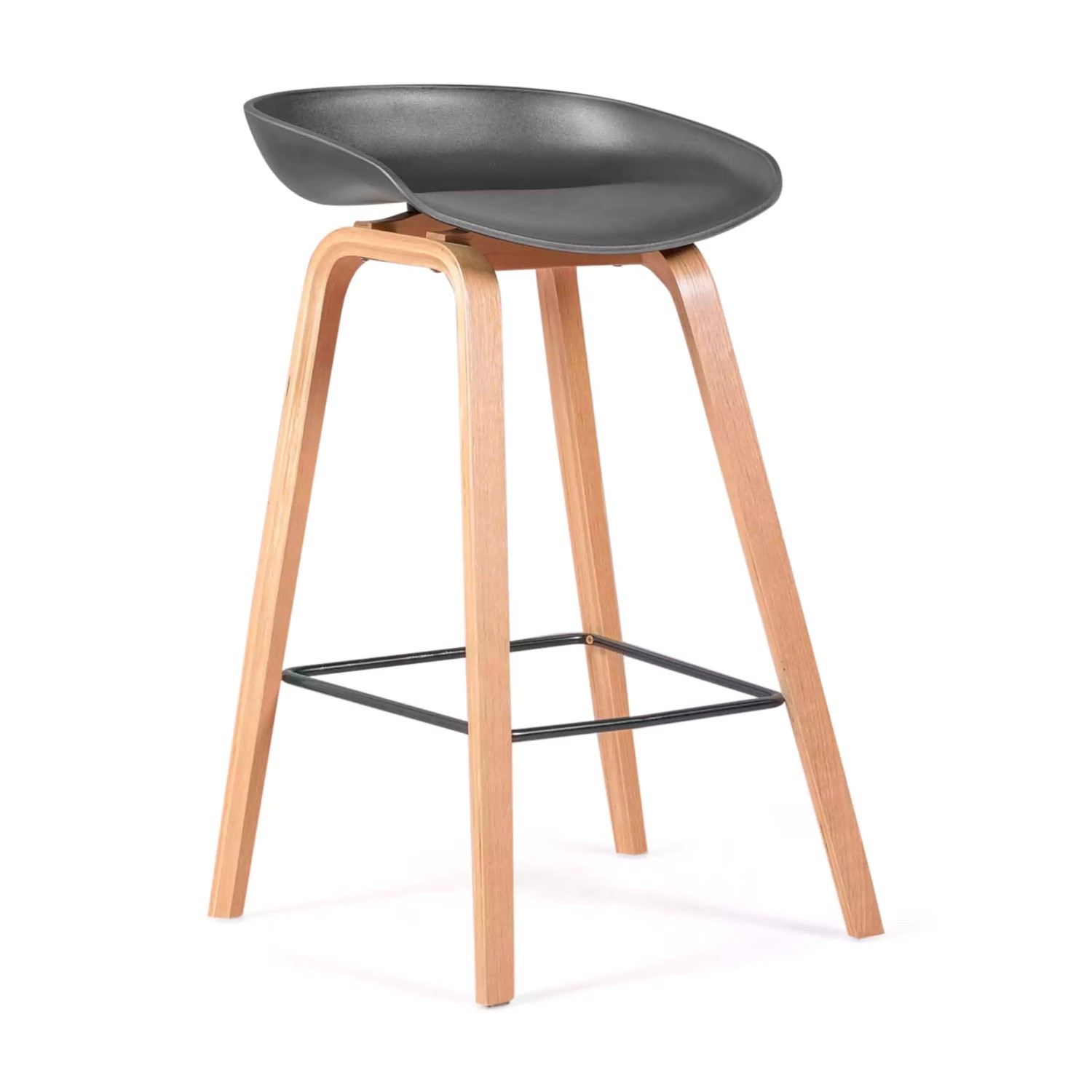 Obtenha o banquinho de madeira de faia nórdica - Mueble Design
