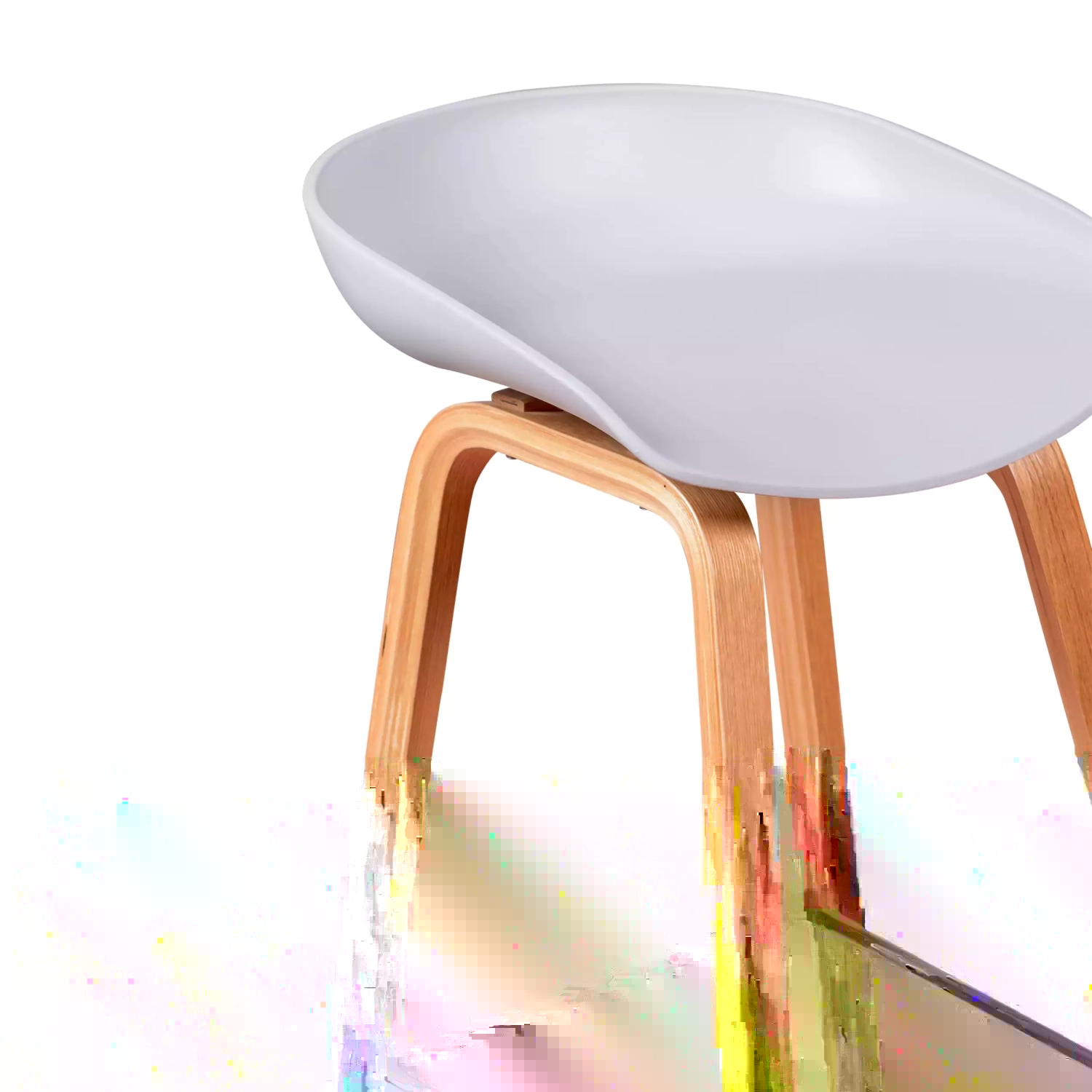 Get the Nordic Beech Wood Stool - Mueble Design
