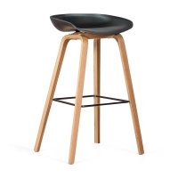 75 cm nordischer Hocker aus Buchenholz - Mobelarium