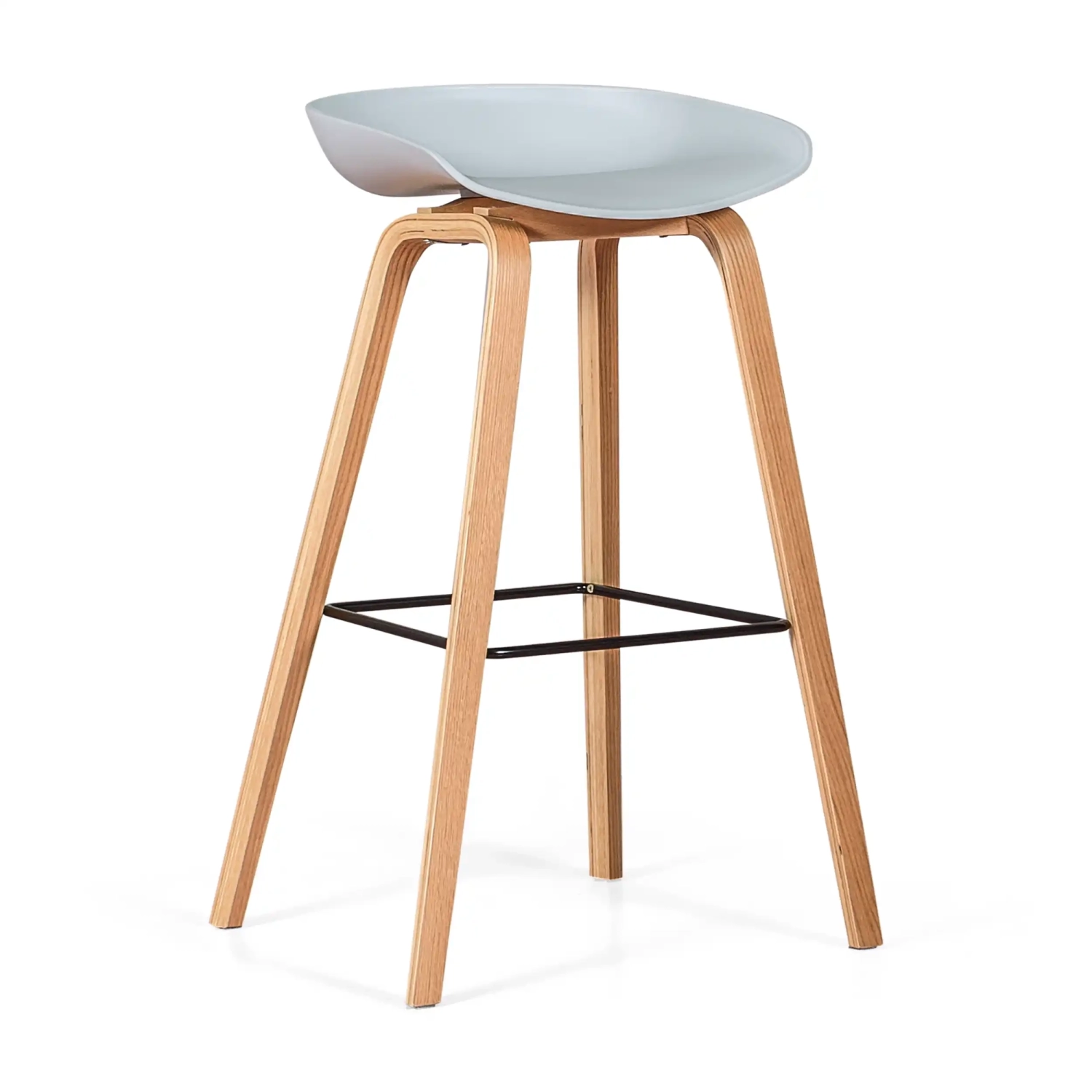 Barstol Skandinavien av 75cm i bokträ Mobelarium