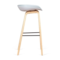 Barstoel Scandinavisch van 75cm in Beukenhout - Mobelarium