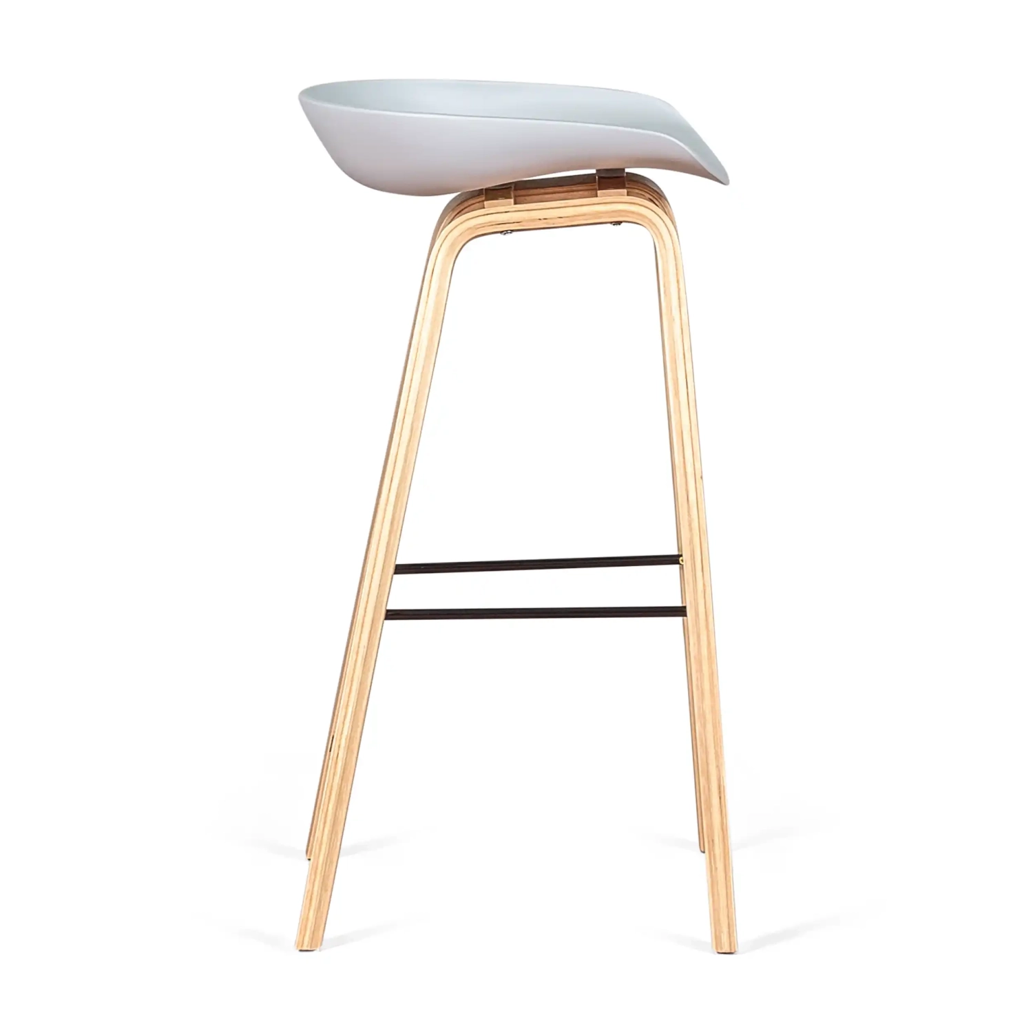 75 cm nordischer Hocker aus Buchenholz - Mobelarium