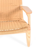 Sillón Catani CH25 | Diseño escandinavo en fresno y cuerda natural