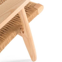 Sillón Catani CH25 | Diseño escandinavo en fresno y cuerda natural