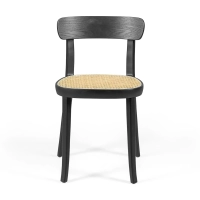 Tours chair in ash and rattan - Scandinavian and natural style - Mueble Design