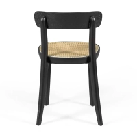 Sedia Tours in frassino e rattan - stile Scandinavo e naturale - Mobilie Design