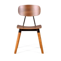 Copine Stuhl aus Walnussholz | Industrielles Retro-Design - Mobelarium