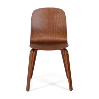Design-Stuhl Skandinavisch Hut aus Walnussholz | Eleganter skandinavischer Stil